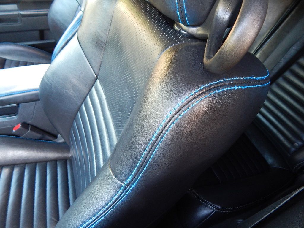 Dying leather seat stitching...wow!!! Dodge Challenger Forum
